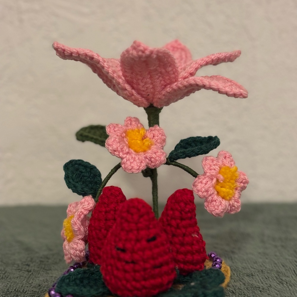 Handmade Crochet Flower Arrangement Lili a crochet